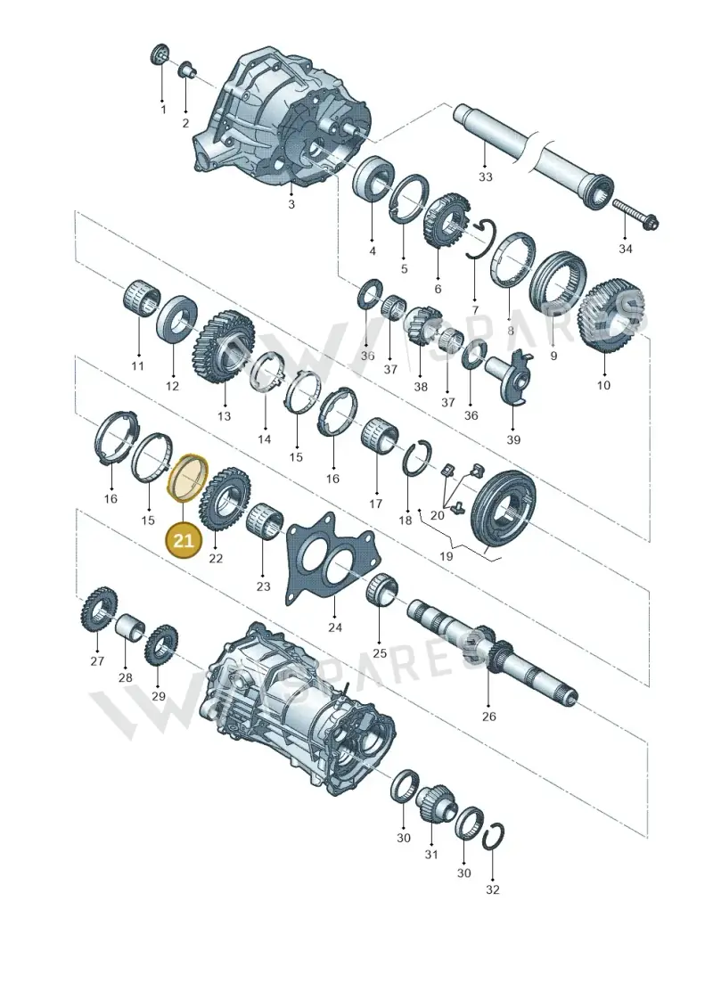 0B1311277 — Audi Q5 qu. 2.0 TDI (2012-2017) diagram 636311350, position 21