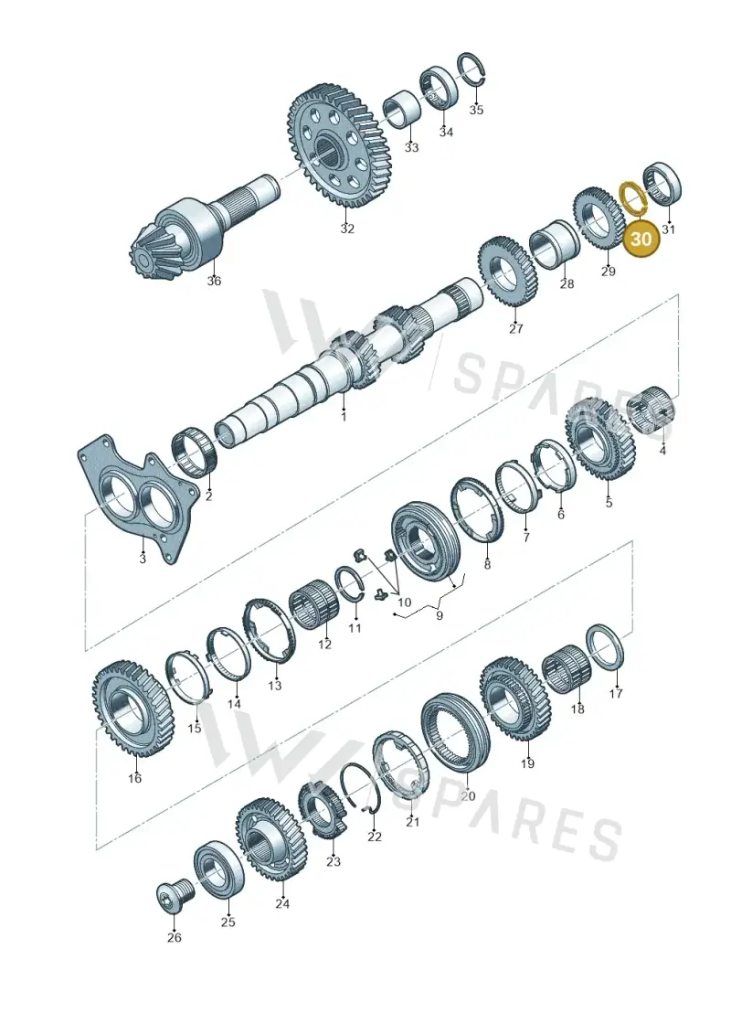 0B1311287A — Audi Q5 (2016-2020) diagram 798311350, position 30
