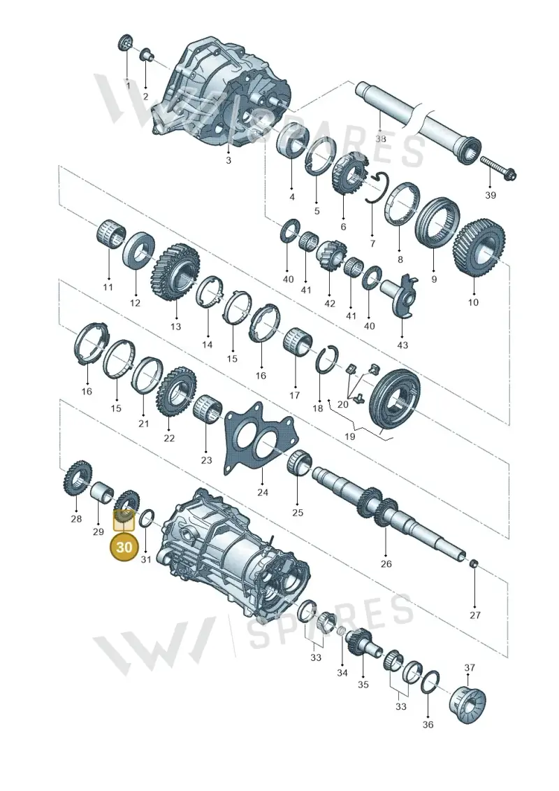 0B1311351C — Audi Q5 qu. 2.0 TDI (2012-2017) diagram 647311600, position 30