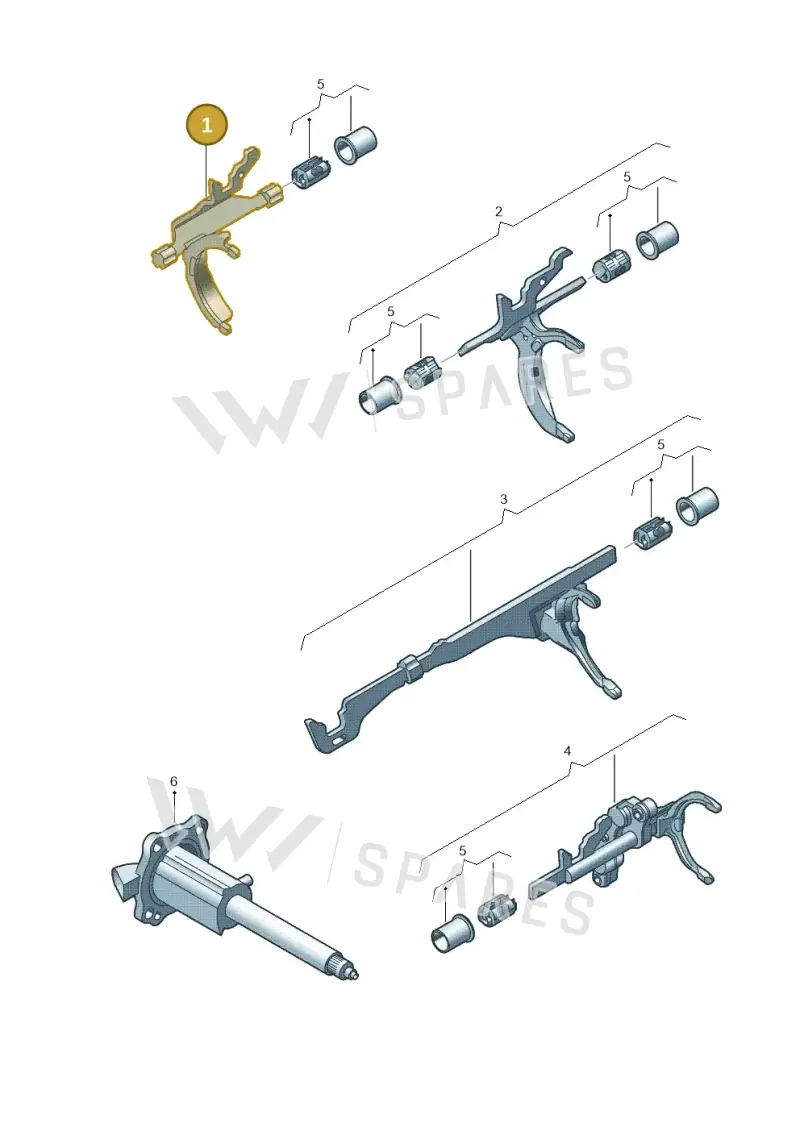 0B1311575C — Audi Q5 qu. 2.0 TDI (2012-2017) diagram 647311930, position 1