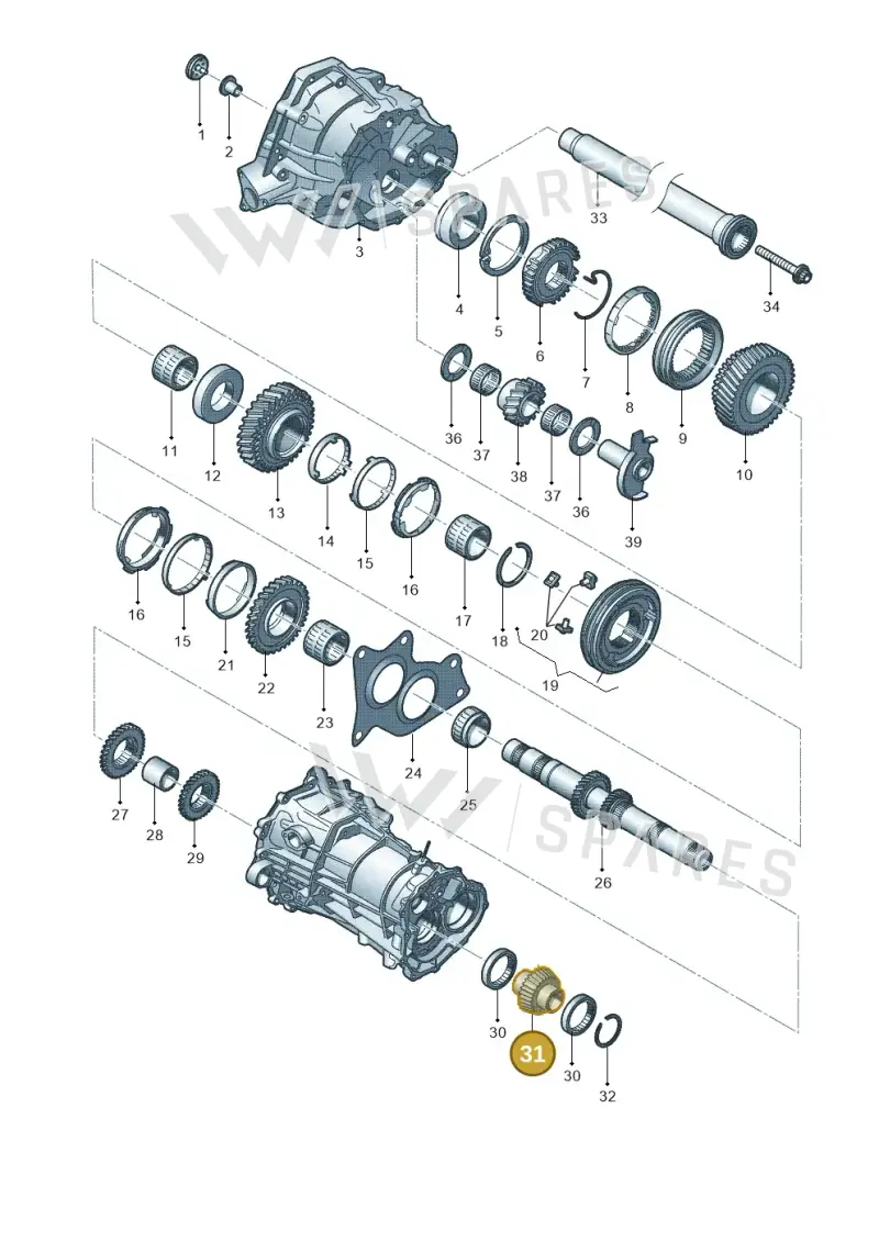 0B1311755 — Audi A5 Sportback (2011-2017) diagram 636311350, position 31