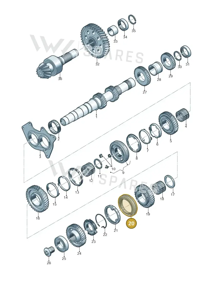 0B1311764A — Audi Q5 (2016-2020) diagram 798311350, position 20