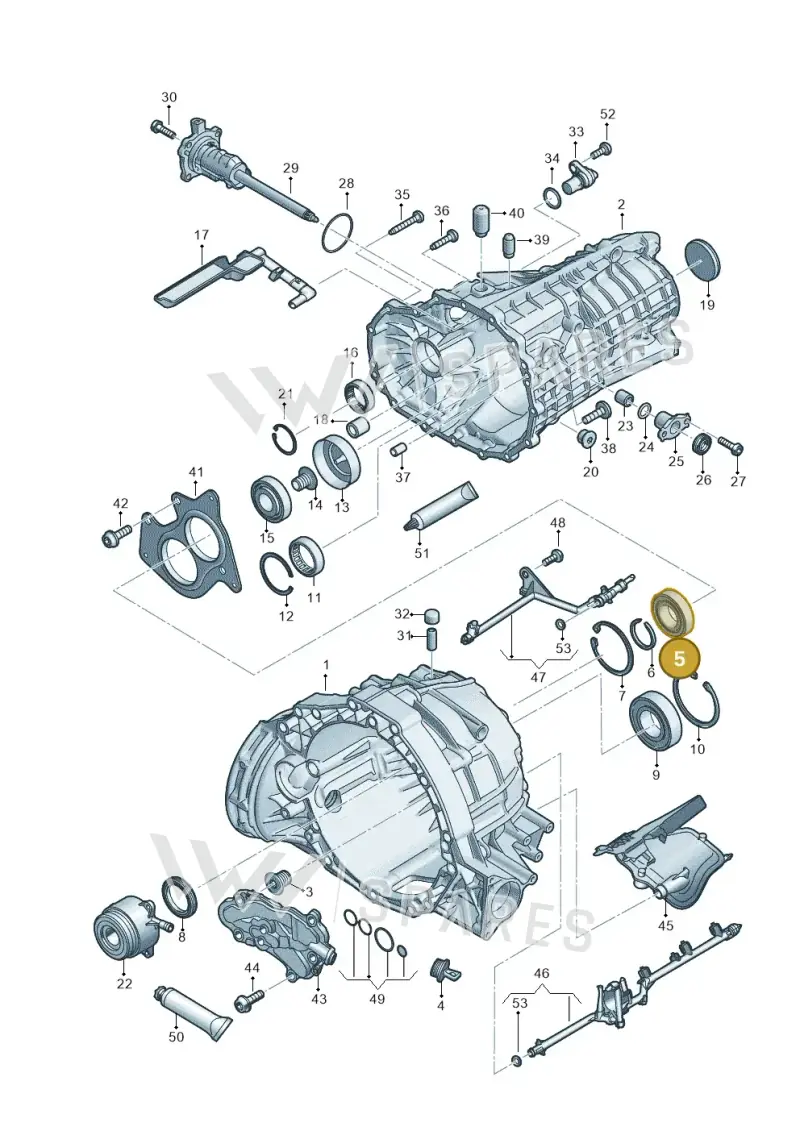 0B1311965E — Audi Q5 (2016-2020) diagram 897301300, position 5