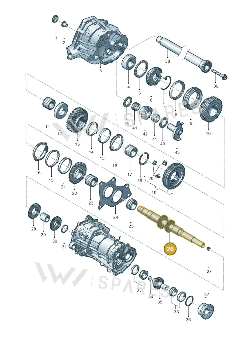 0B2307215F — Audi A4 Av. Allroad (2008-2016) diagram 647311600, position 26