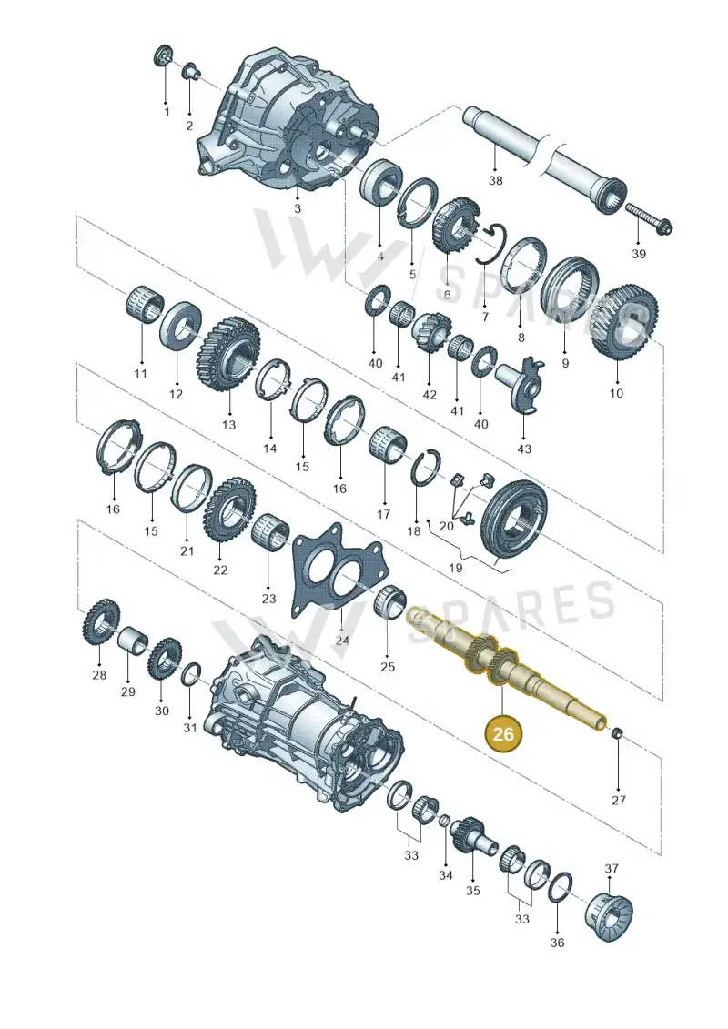 0B2307215M — Audi Q5 qu. 2.0 TDI (2012-2017) diagram 647311600, position 26