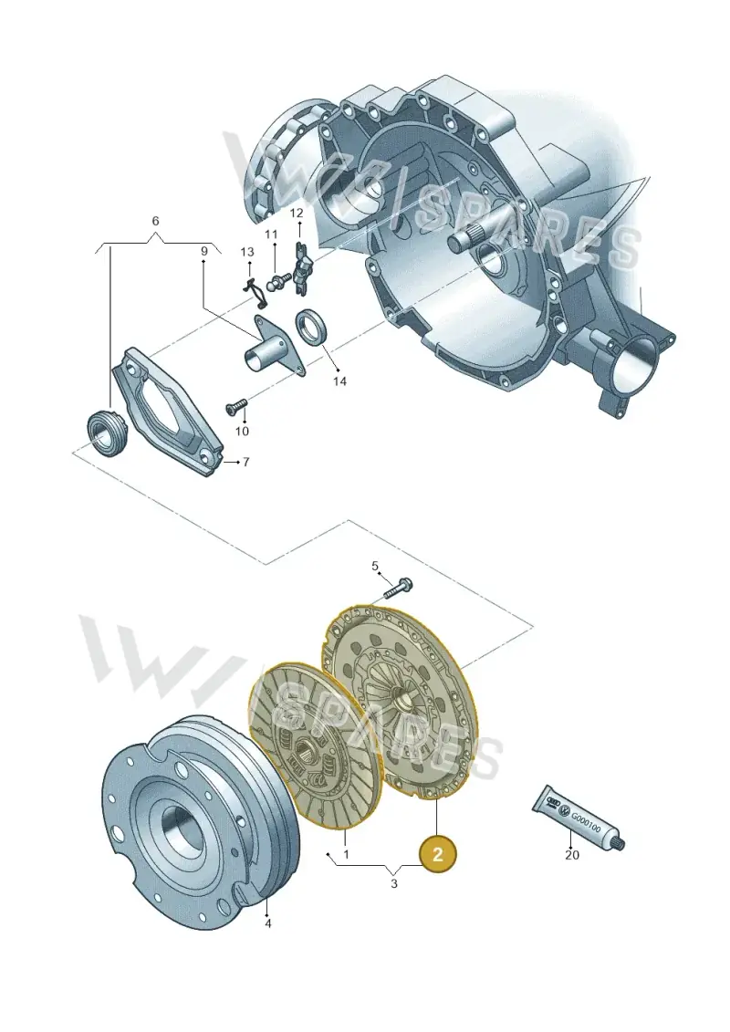 0B3141117 — Audi A5 Cabrio 2.0 (2008-2012) diagram 751141400, position 2