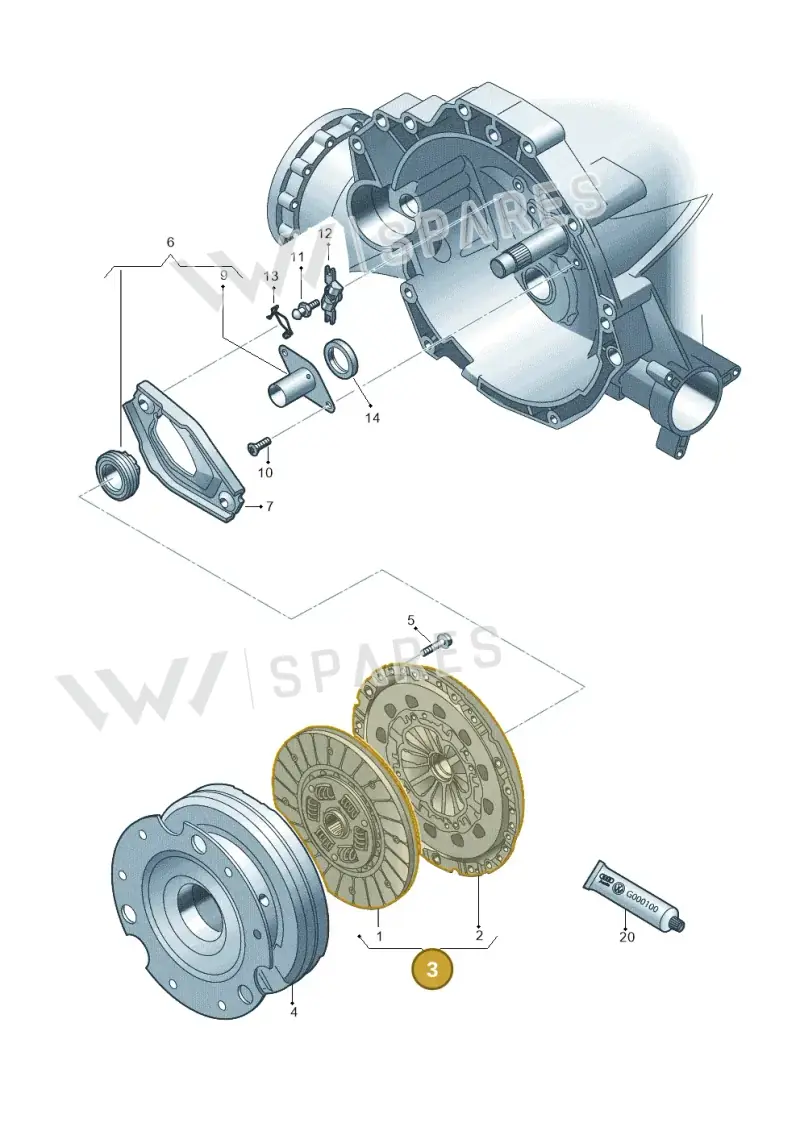 0B4141117 — Audi A5 Sportback (2011-2017) diagram 751141400, position 3