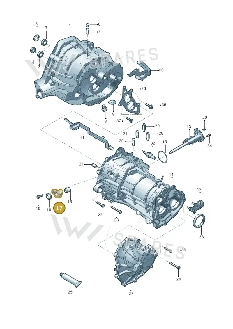 0B4301459B — Audi A4L 2.0 (2008-2012) diagram 669301030, position 17