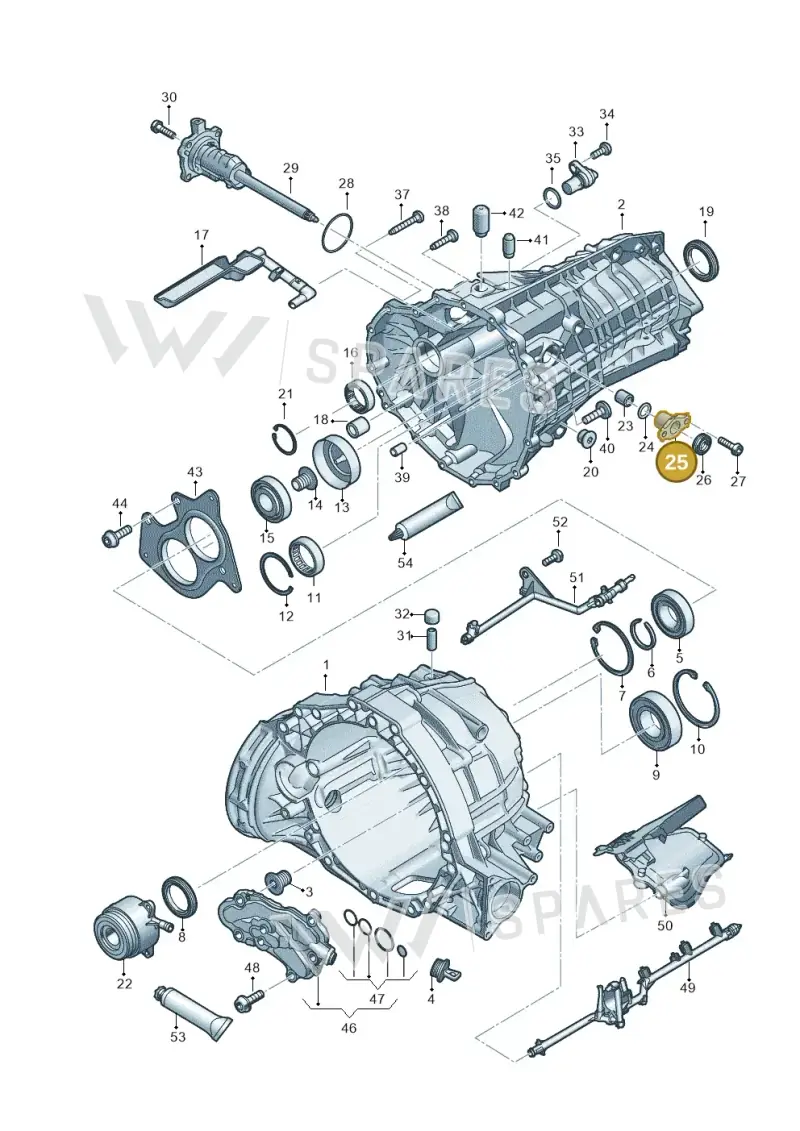 0B4301459B — Audi Q5 (2016-2020) diagram 849301450, position 25