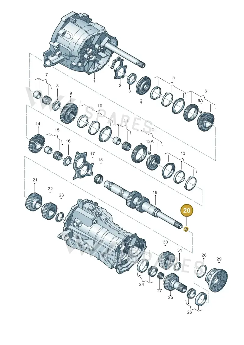 0B4409073 — Audi A5 Sportback (2011-2017) diagram 636311700, position 20