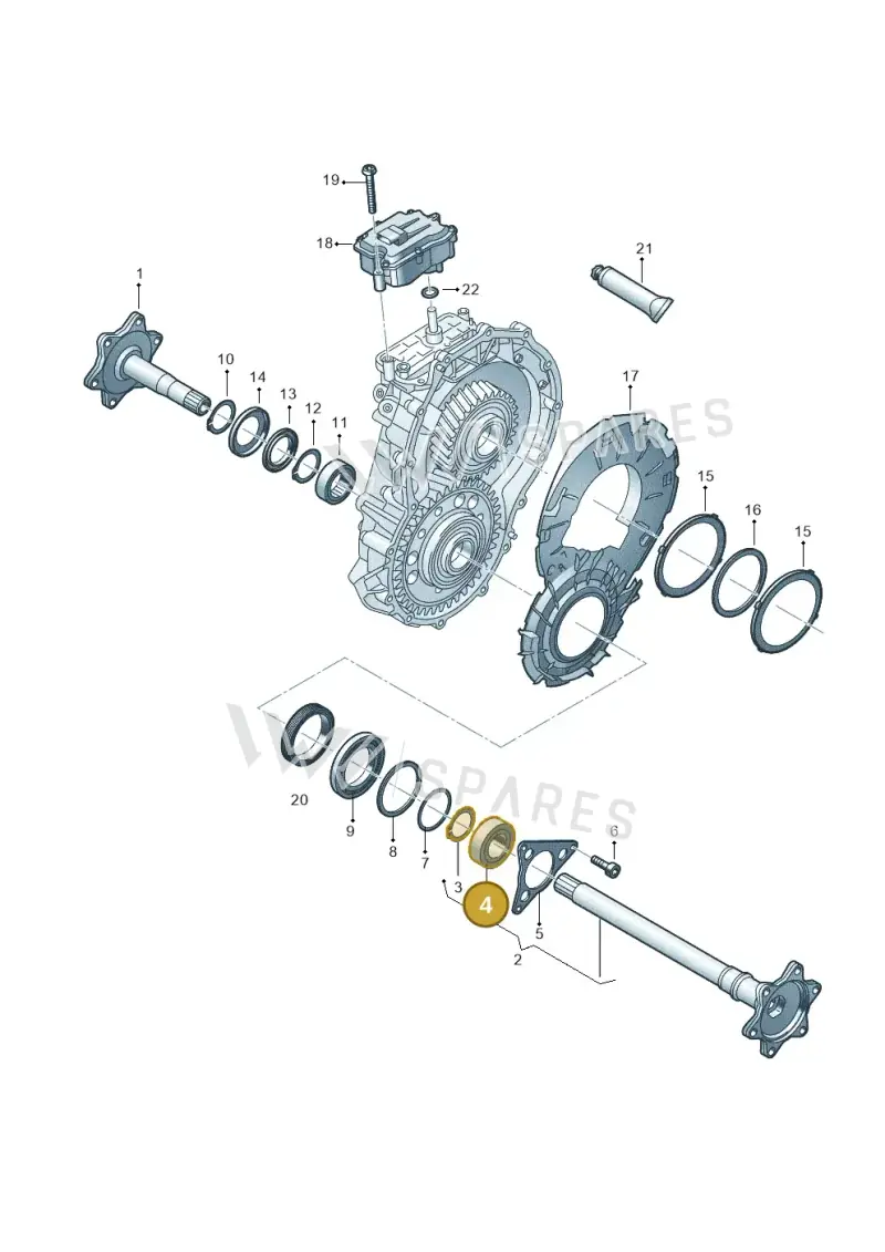 0B4409294D — Audi Q8 e-tron (2018-2020) diagram 586310050, position 4
