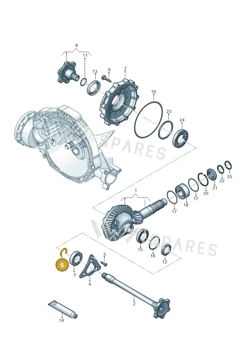 0B4409297 — Audi A5 Limo 2.0 (2024-) diagram 798409055, position 6