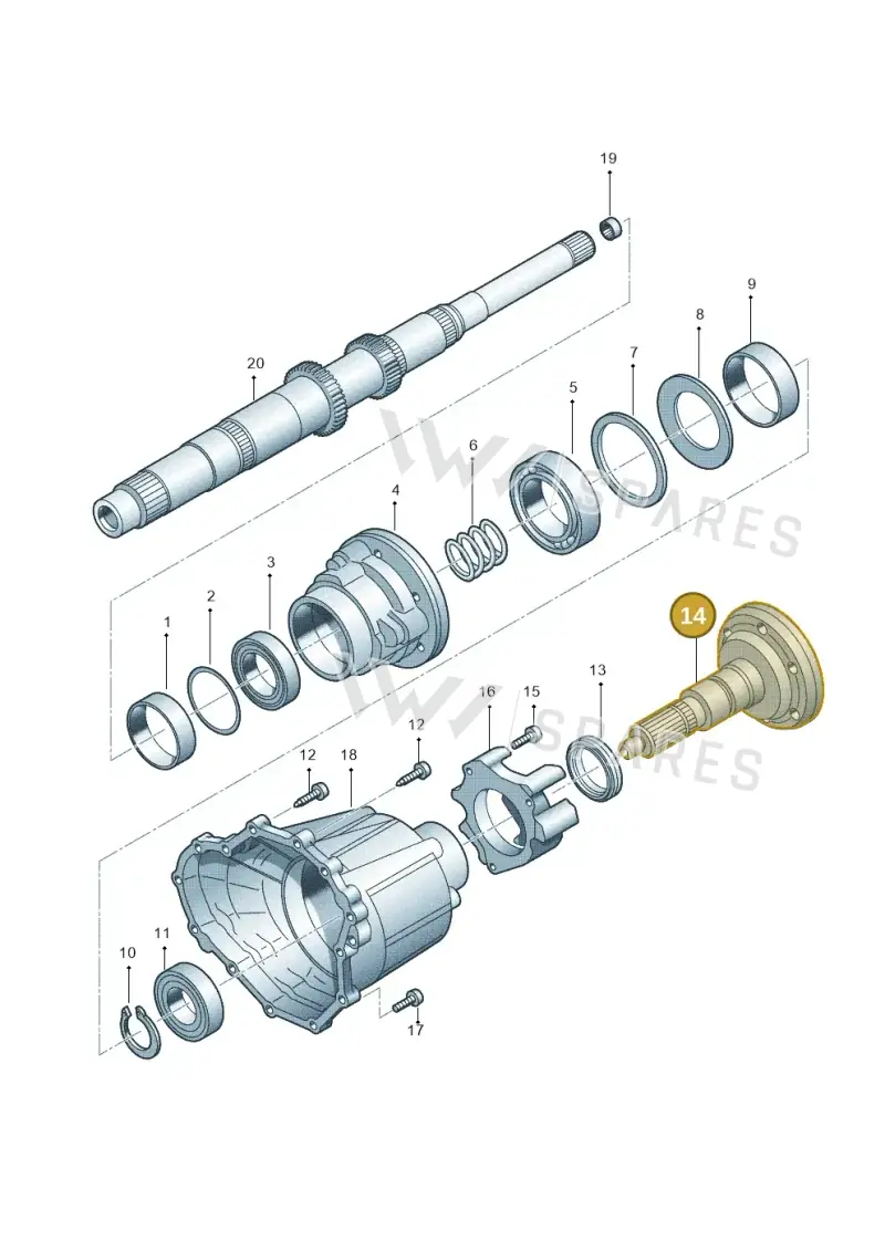 0B4409809C — Audi A4 Av. Allroad (2008-2016) diagram 647409800, position 14