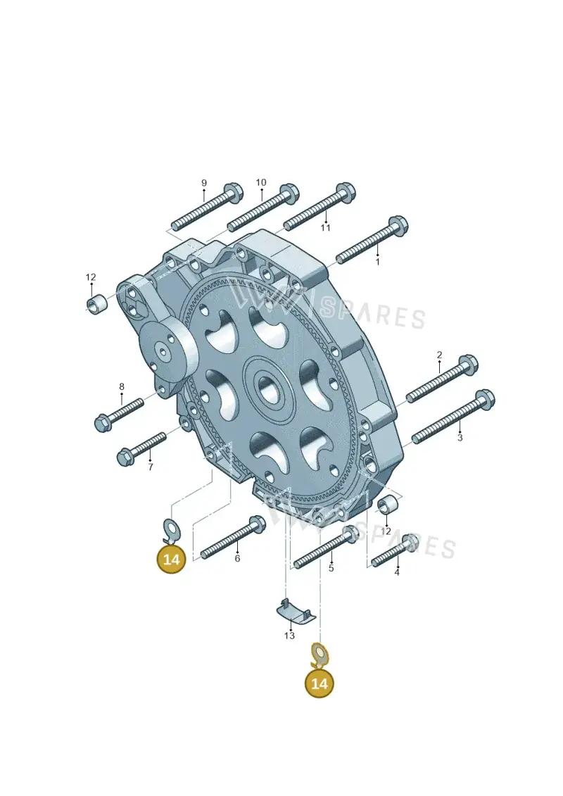 0B5301433 — Audi Q5 qu. 2.0 TDI (2008-2012) diagram 620300800, position 14