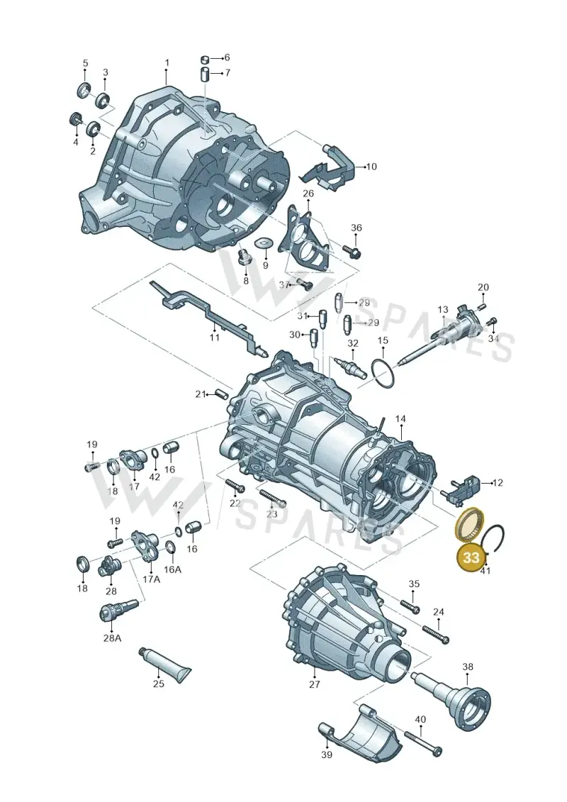 0B5311373A — Audi A4 Av. Allroad (2008-2016) diagram 647301760, position 33