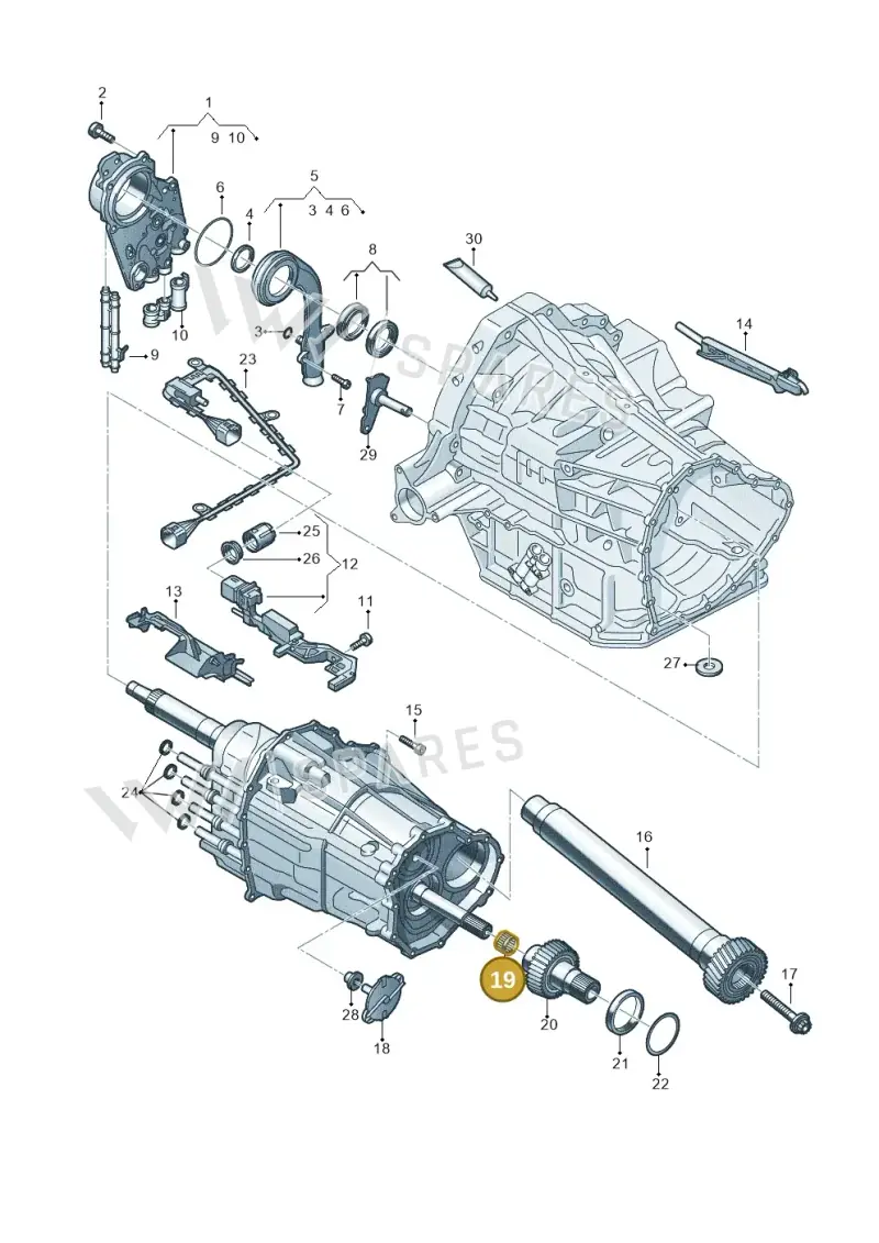 0B5311525 — Audi A7 Sportback (2014-2018) diagram 647321700, position 19