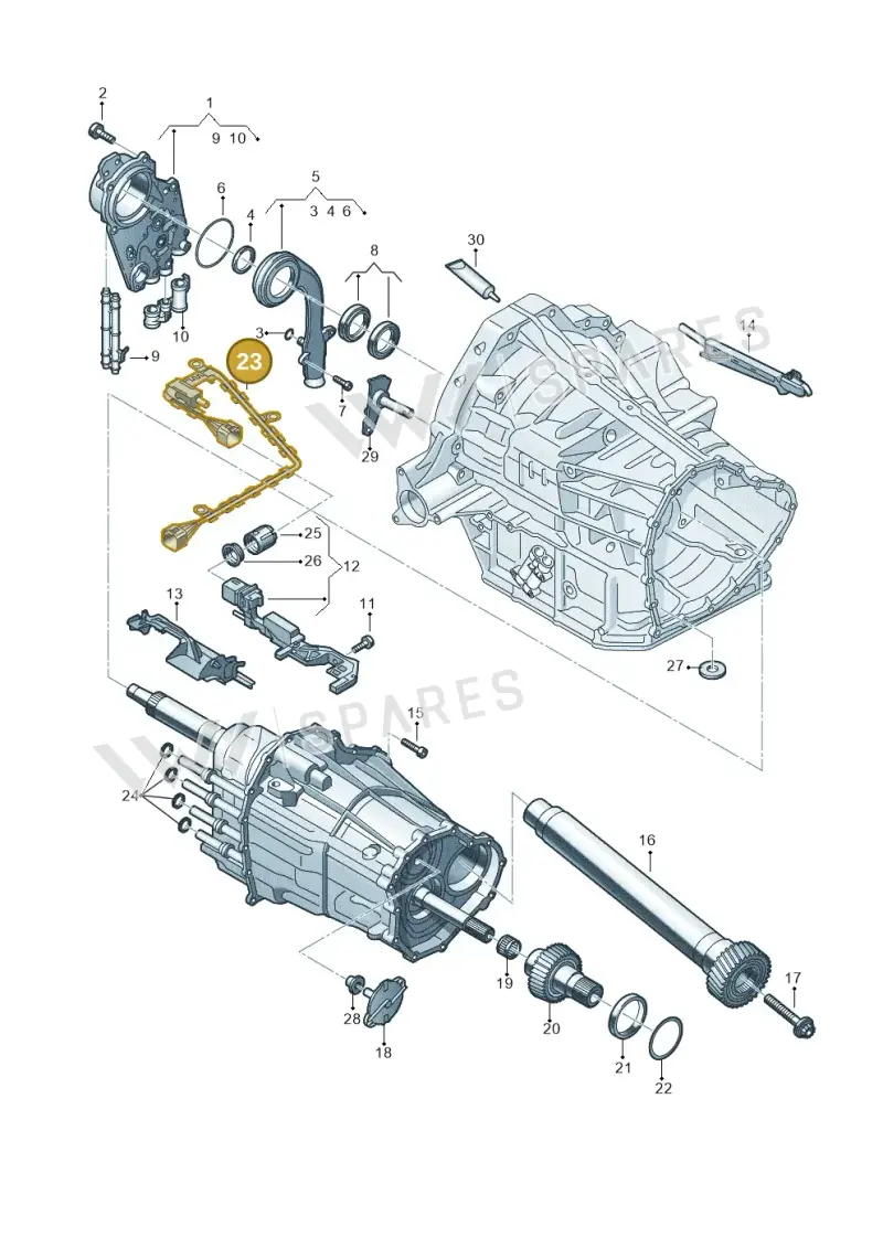 0B5321391A — Audi A7 Sportback (2014-2018) diagram 647321700, position 23