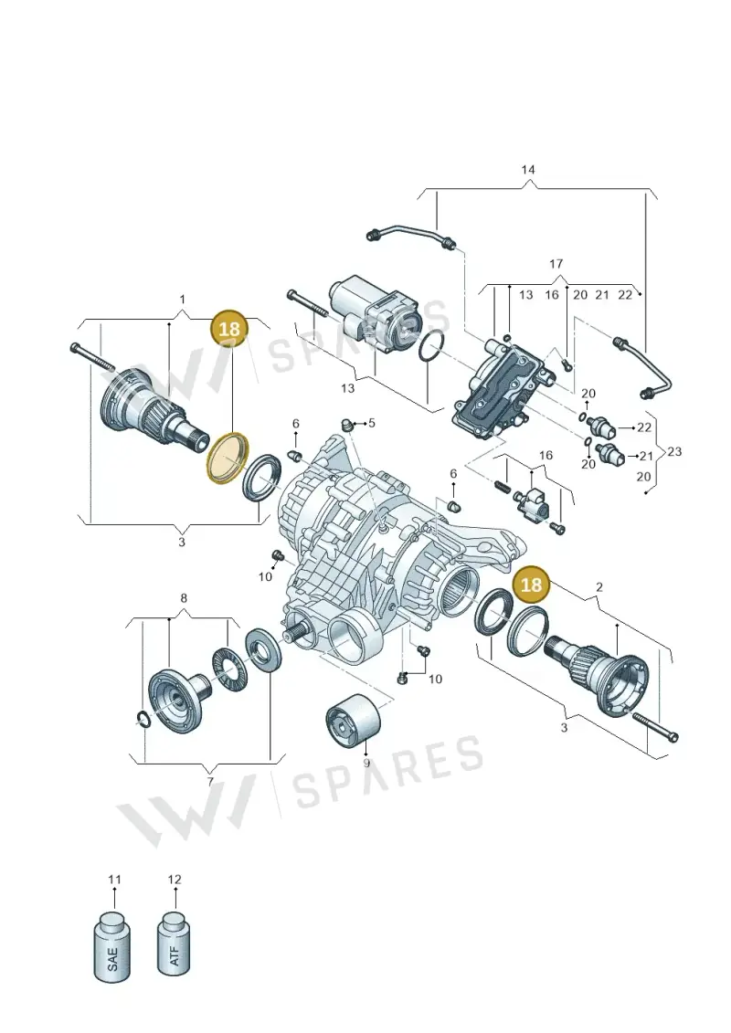 0BF525375 — Audi RS6 Avant (2019-) diagram 849500250, position 18