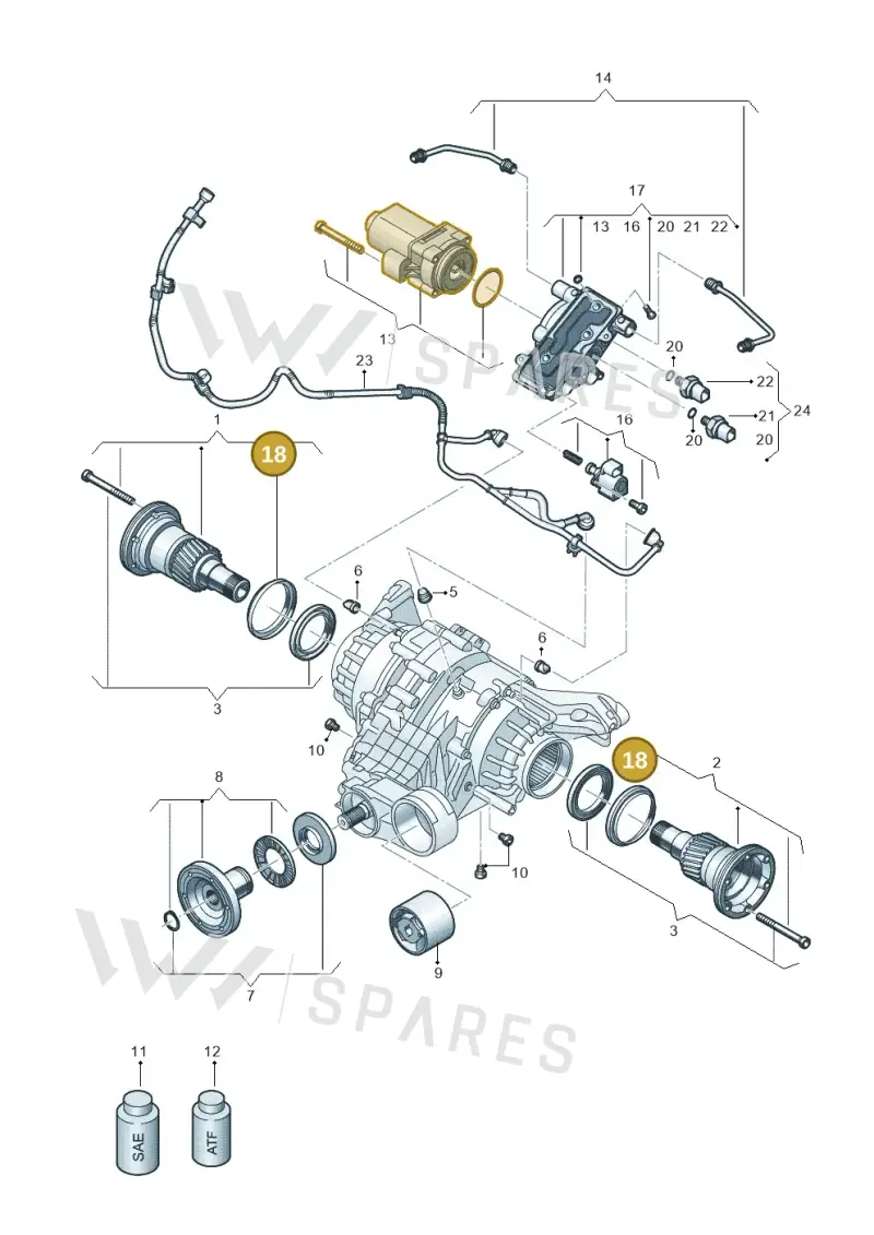 0BF525375 — Audi RS Q8 Quattro (2019-) diagram 859525032, position 18