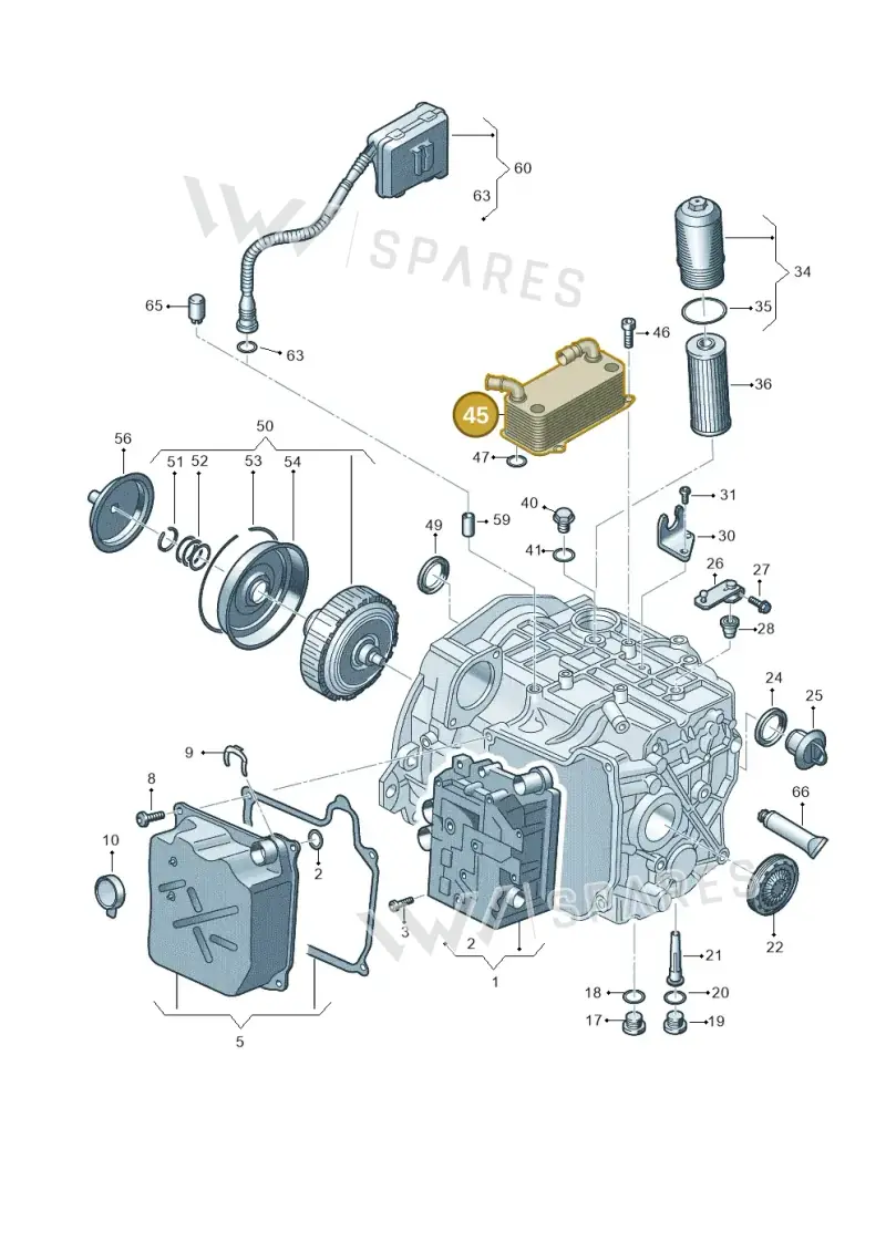 0BH317019F — Audi Q3 quattro (2018-2019) diagram 793321780, position 45