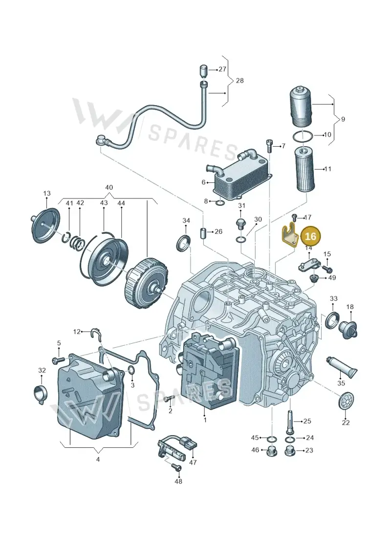 0BH321397 — Audi RSQ3 Sportback (2019-2024) diagram 793321800, position 16