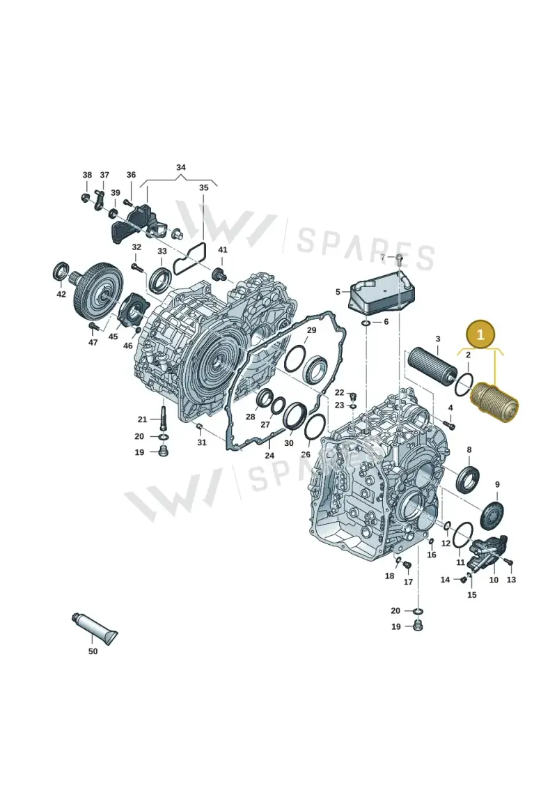 0BH325159D — Audi A3 Sportback (2019-2021) diagram 596300165, position 1