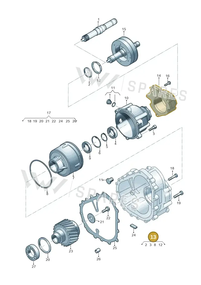 0BK498111C — Audi RS6 Avant (2019-) diagram 696409900, position 13