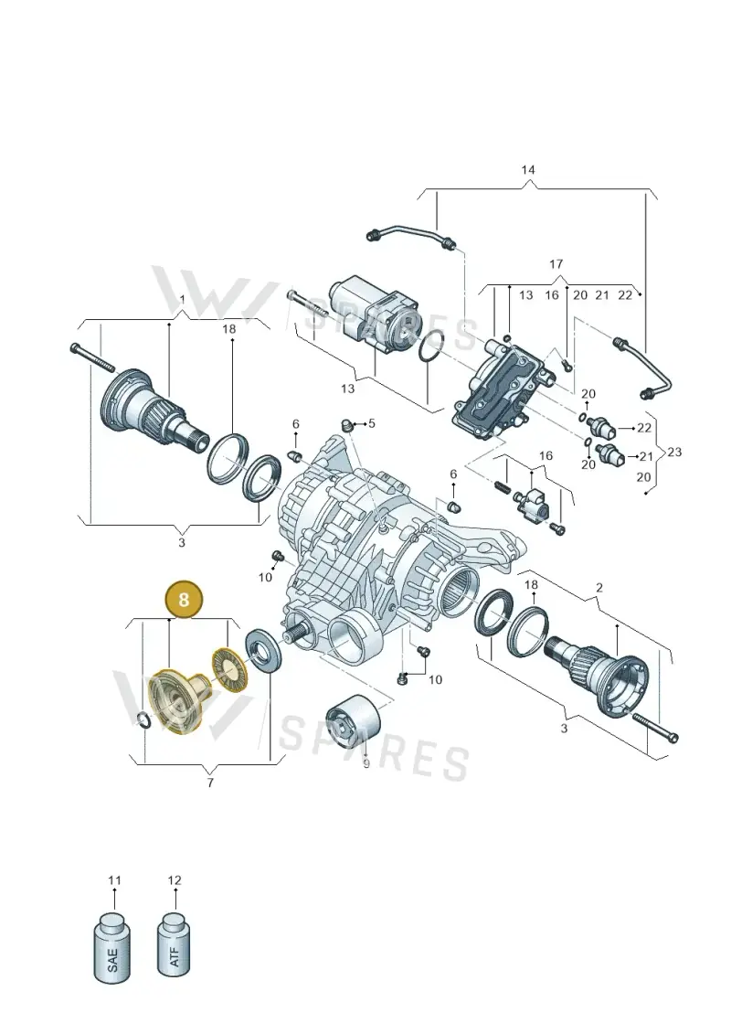 0BX598070 — Audi RS6 Avant (2019-2025) diagram 849500250, position 8