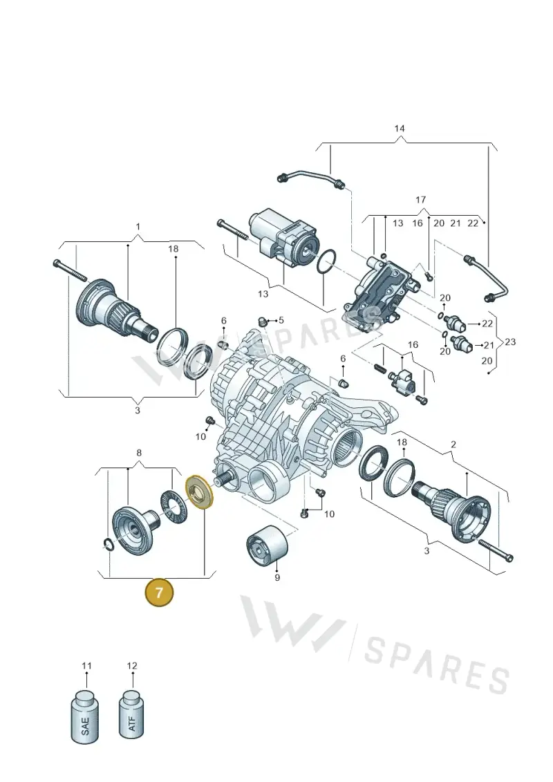 0BX598078 — Audi RS6 Avant (2019-2025) diagram 849500250, position 7
