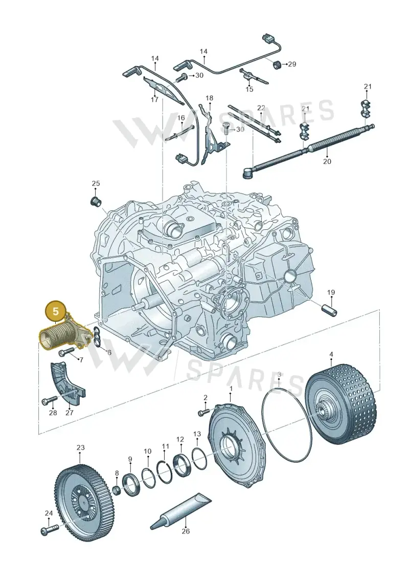 0BZ141041C — Audi R8 Spyder (2015-2024) diagram 752321600, position 5