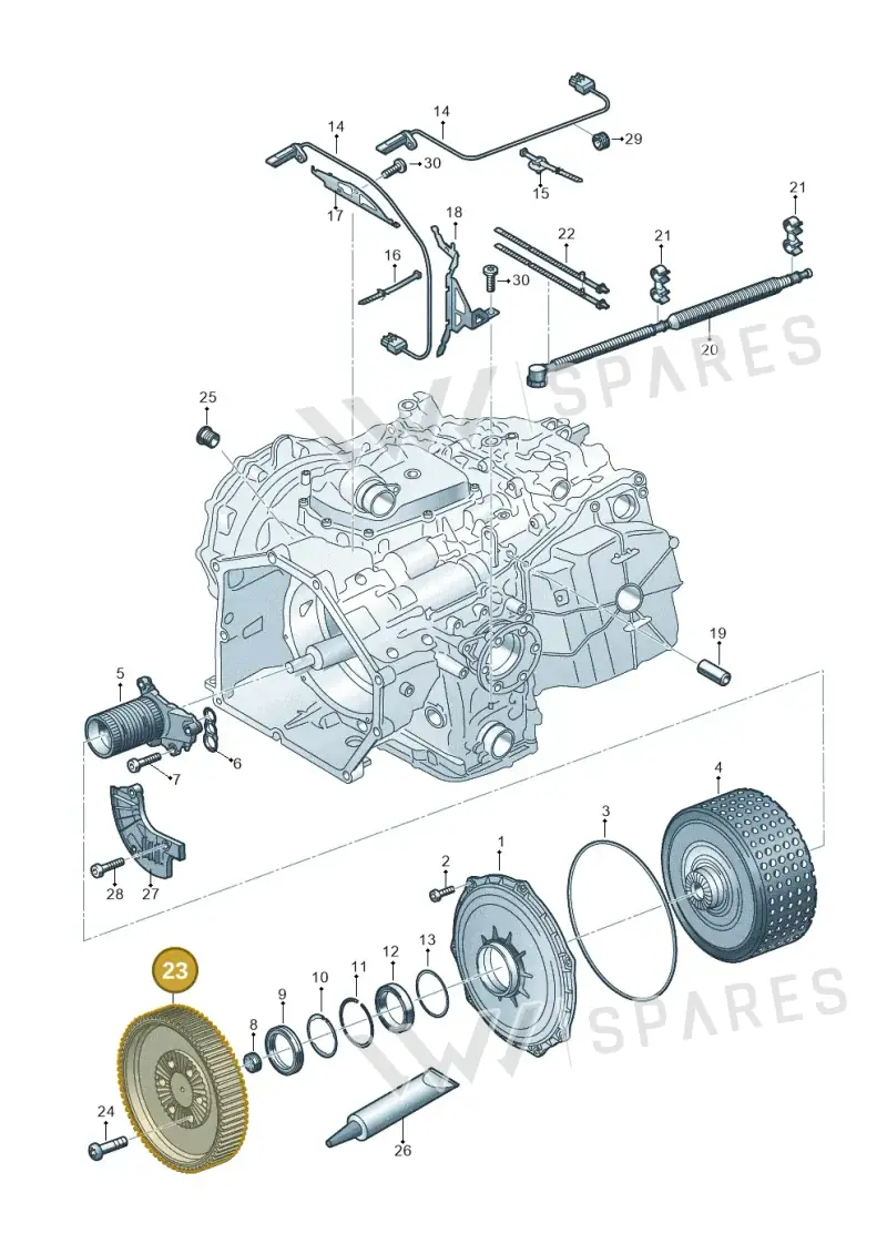 0BZ141192K — Audi R8 Spyder (2015-2024) diagram 752321600, position 23