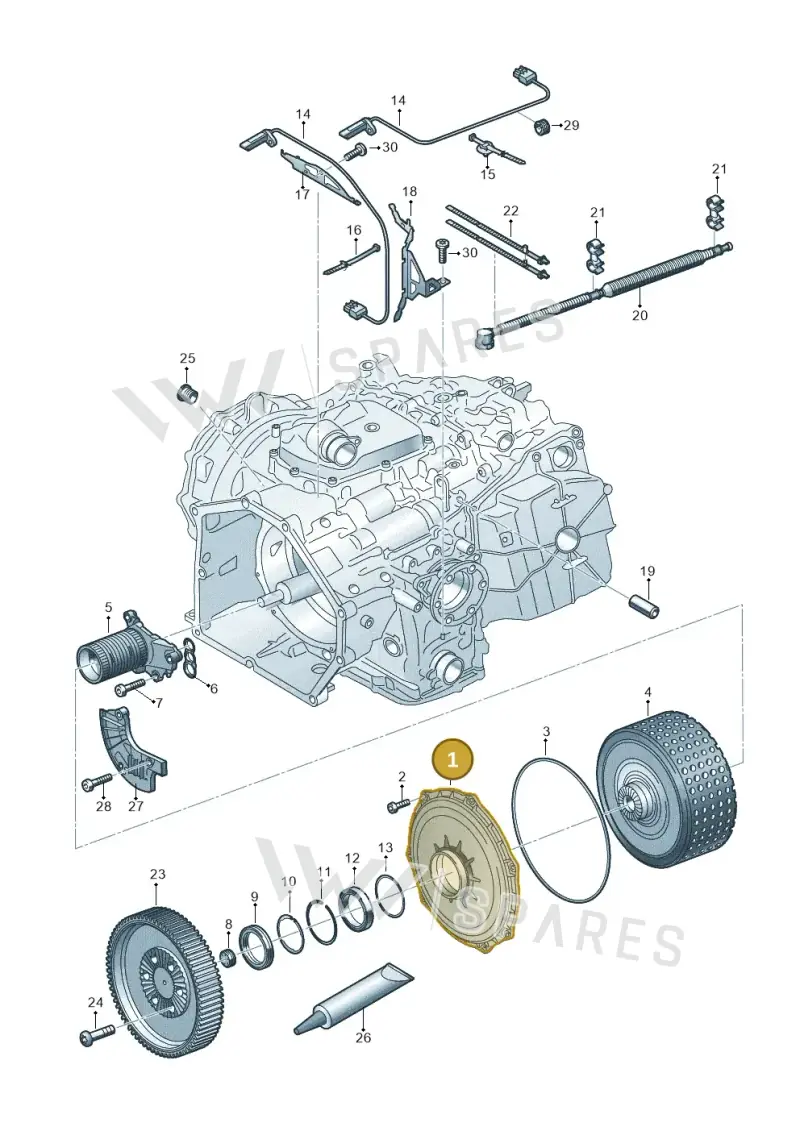 0BZ301205C — Audi R8 Spyder (2015-2024) diagram 752321600, position 1