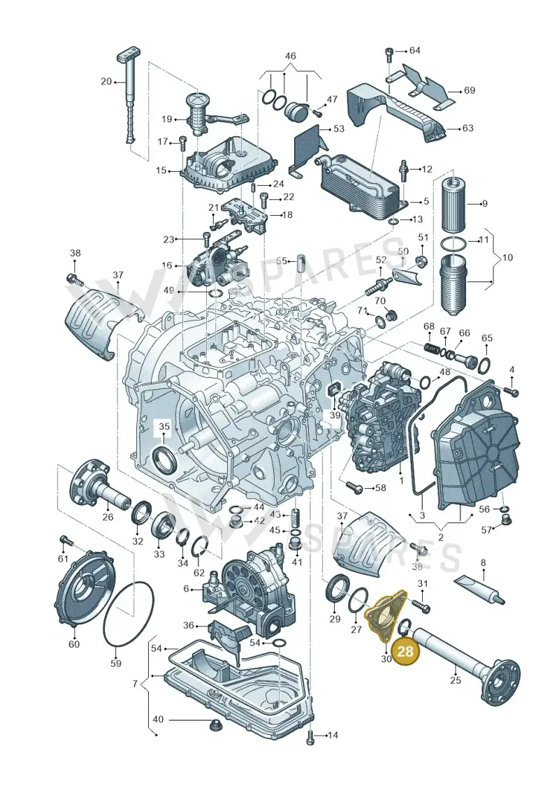 0BZ311152 — Audi R8 Spyder (2015-2024) diagram 872325500, position 28