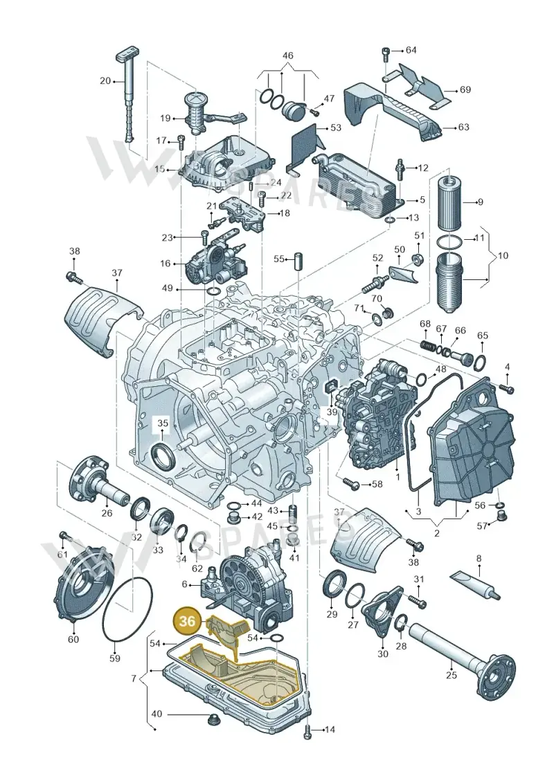 0BZ321129 — Audi R8 Spyder (2015-2024) diagram 872325500, position 36