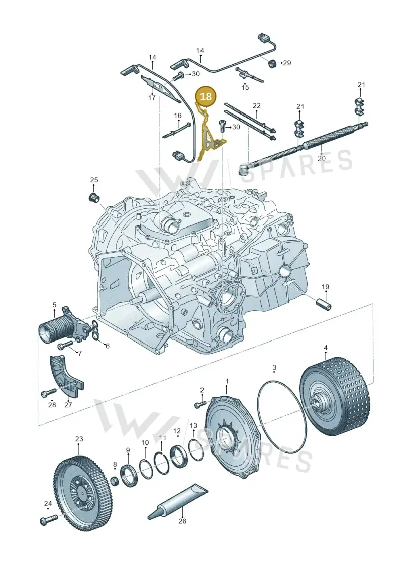 0BZ321391C — Audi R8 Spyder (2015-2024) diagram 752321600, position 18