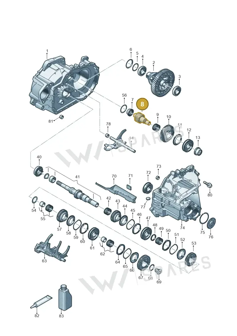 0C9311208S — Audi A3 Sportback (2019-2021) diagram 803311028, position 8