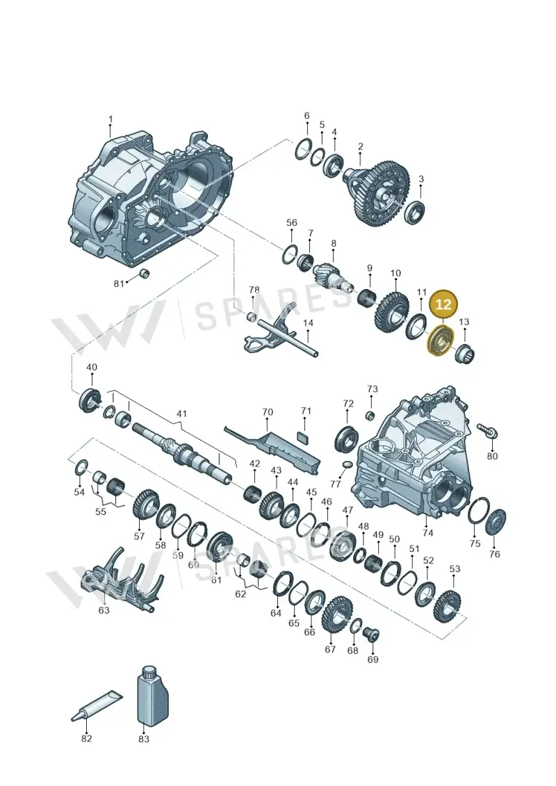 0C9311759E — Audi A3 Sportback (2019-2021) diagram 803311028, position 12