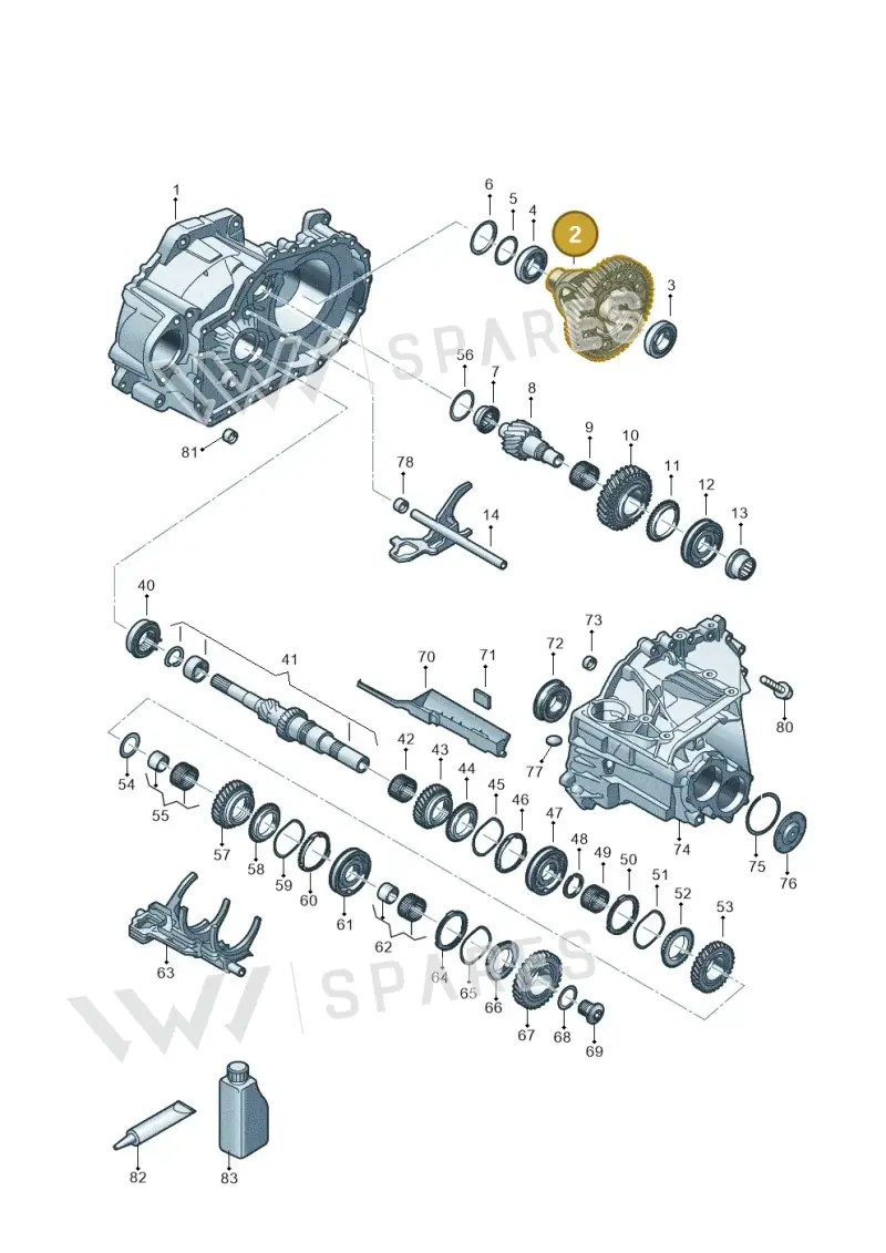 0C9409021AM — Audi A3 Sportback (2019-2021) diagram 803311028, position 2