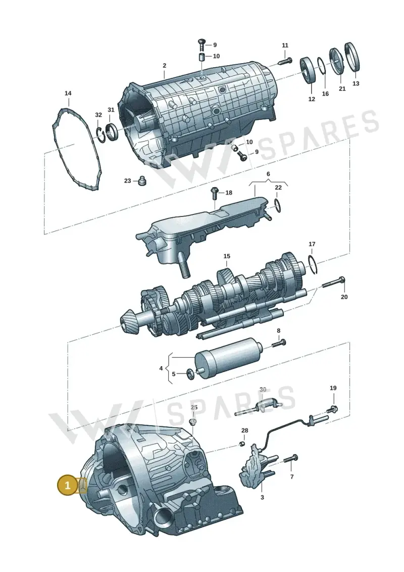 0CK301103S — Audi A5 Limo 2.0 (2024-) diagram 798325811, position 1