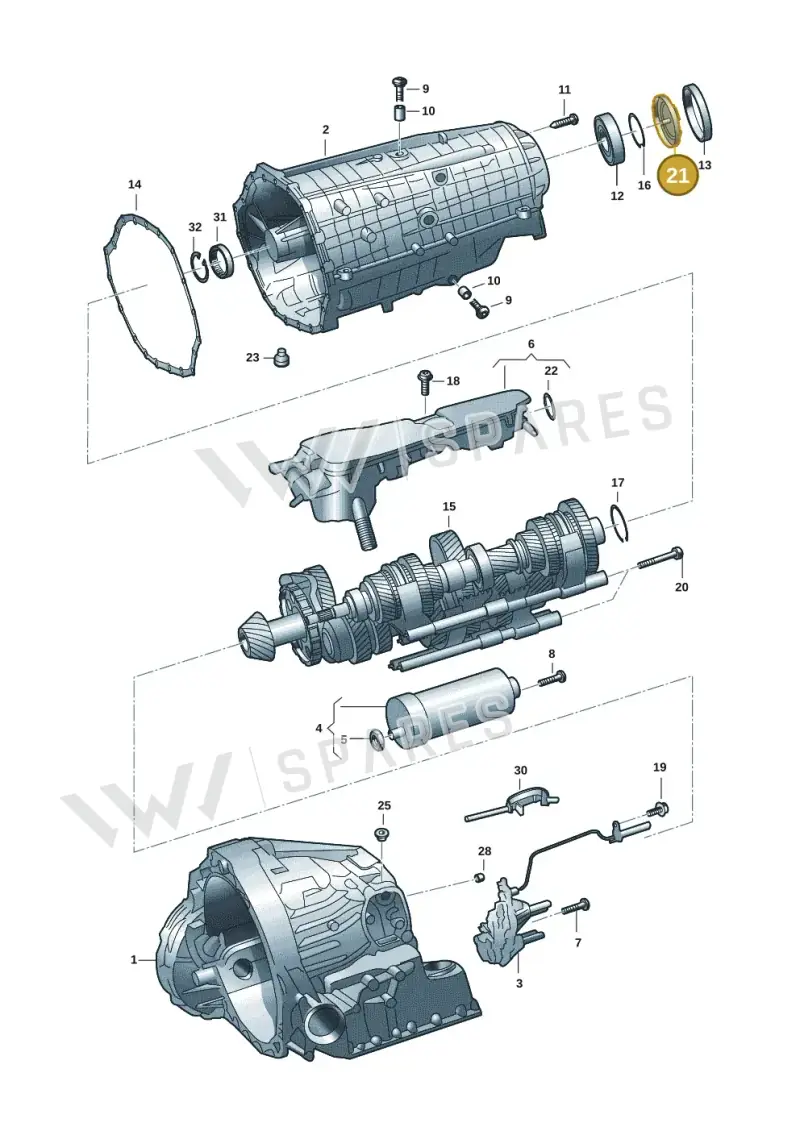 0CK301134 — Audi A5 Limo 2.0 (2024-) diagram 798325811, position 21