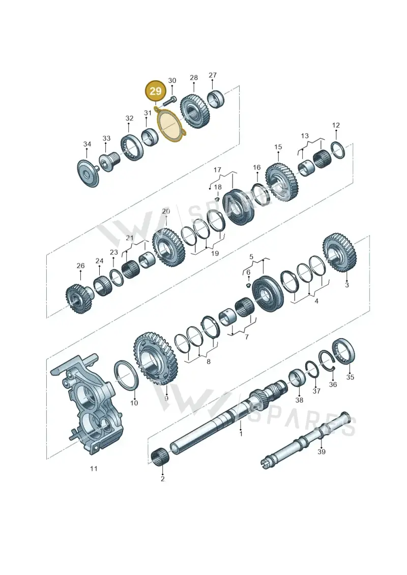 0CK301149 — Audi A5 Limo 2.0 (2024-) diagram 849311100, position 29