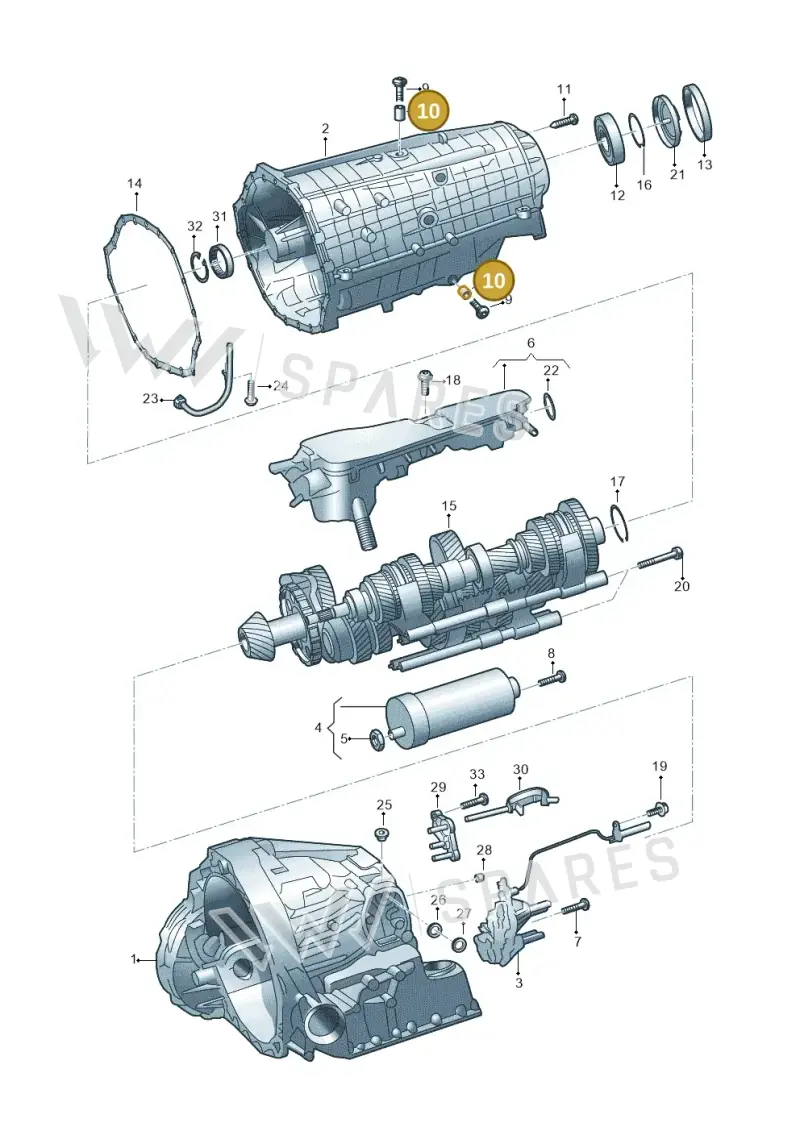 0CK301153 — Audi A6 (2018-2025) diagram 798325810, position 10