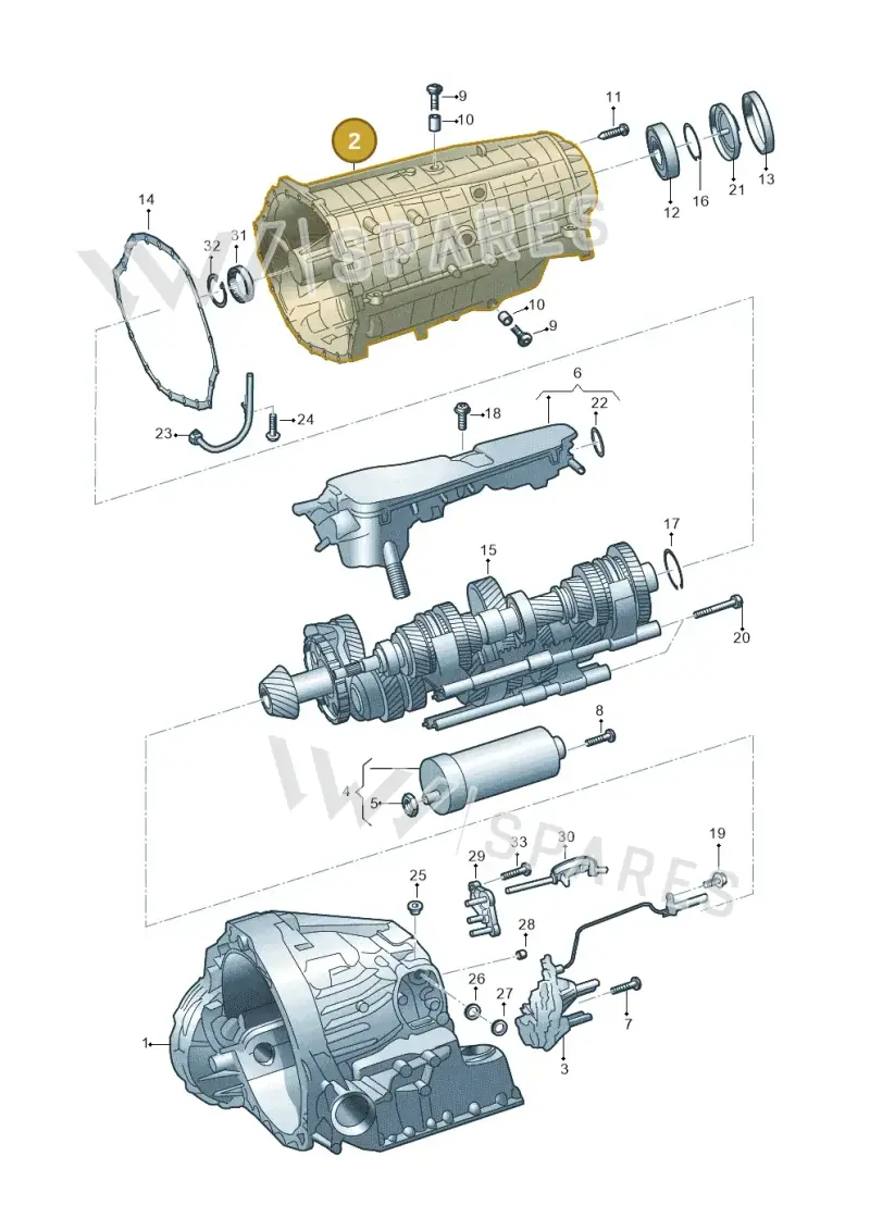 0CK301383J — Audi A6 2.0 (2018-) diagram 798325810, position 2