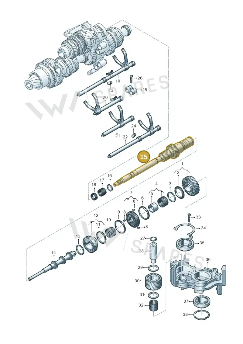 0CK311105E — Audi A6 2.0 (2018-) diagram 849311095, position 15