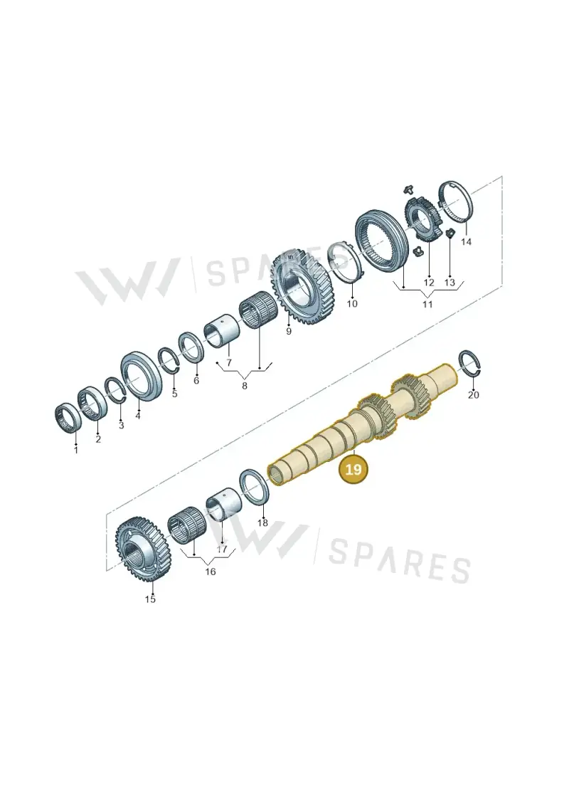 0CK311106E — Audi A6 2.0 (2018-) diagram 849311970, position 19
