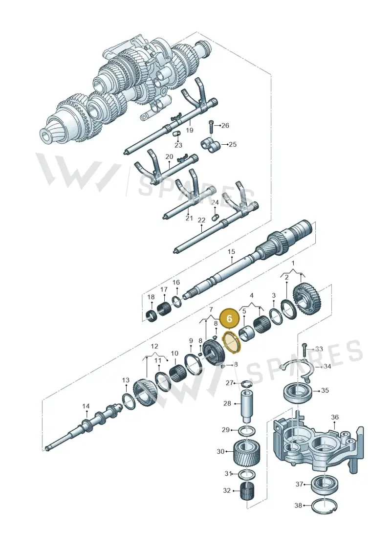 0CK311269E — Audi A5 Limo 2.0 (2024-) diagram 849311095, position 6