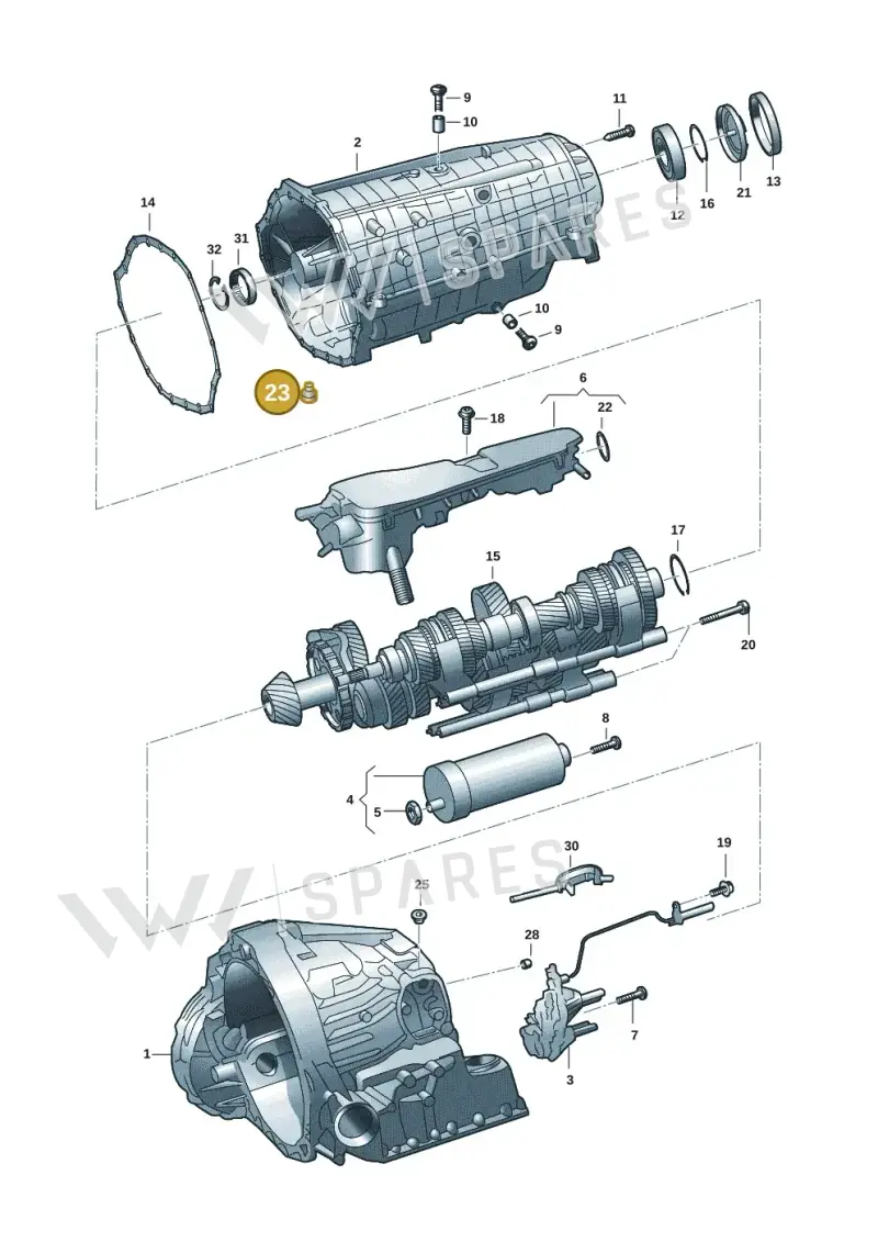 0CK325219 — Audi A5 Limousine (2024-2025) diagram 798325811, position 23