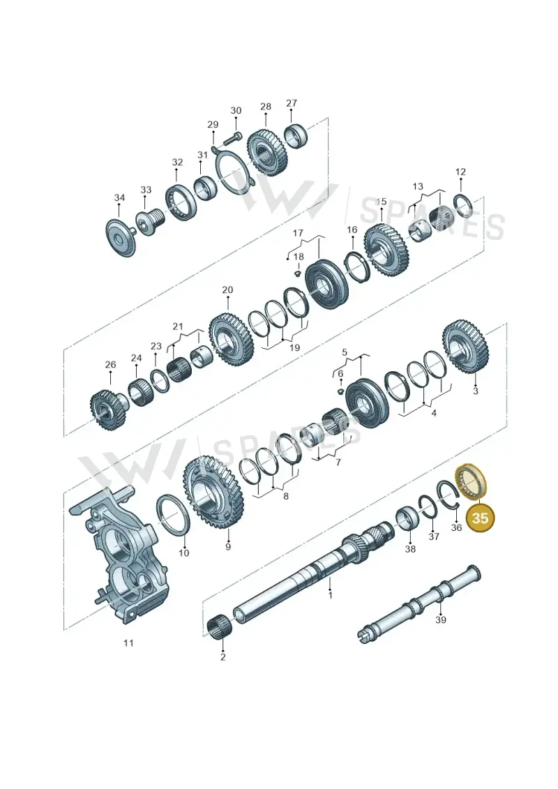0CL311439A — Audi A5 Limo 2.0 (2024-) diagram 849311100, position 35