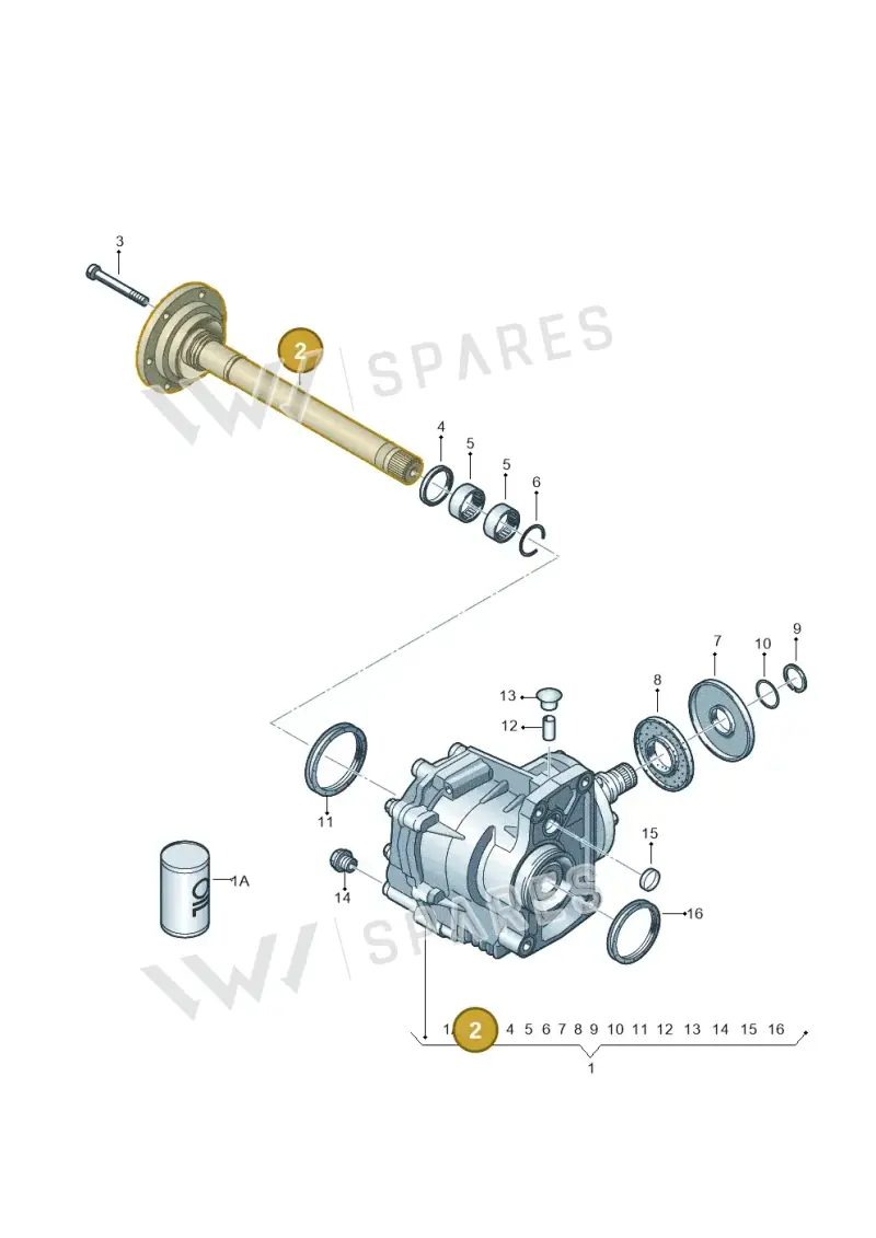 0CN409355 — Audi A1 Sportback (2010-2015) diagram 708409400, position 2
