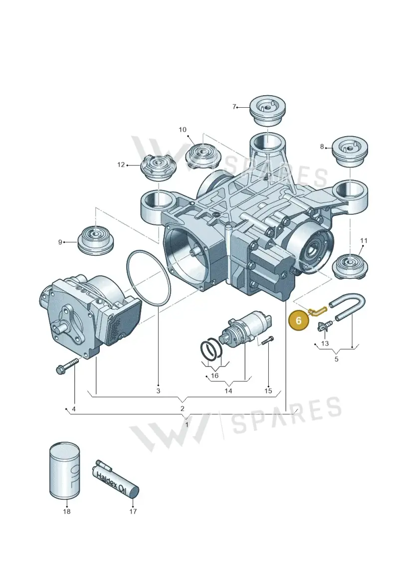 0CQ525118 — Audi A3 Sportback (2019-2021) diagram 803525100, position 6